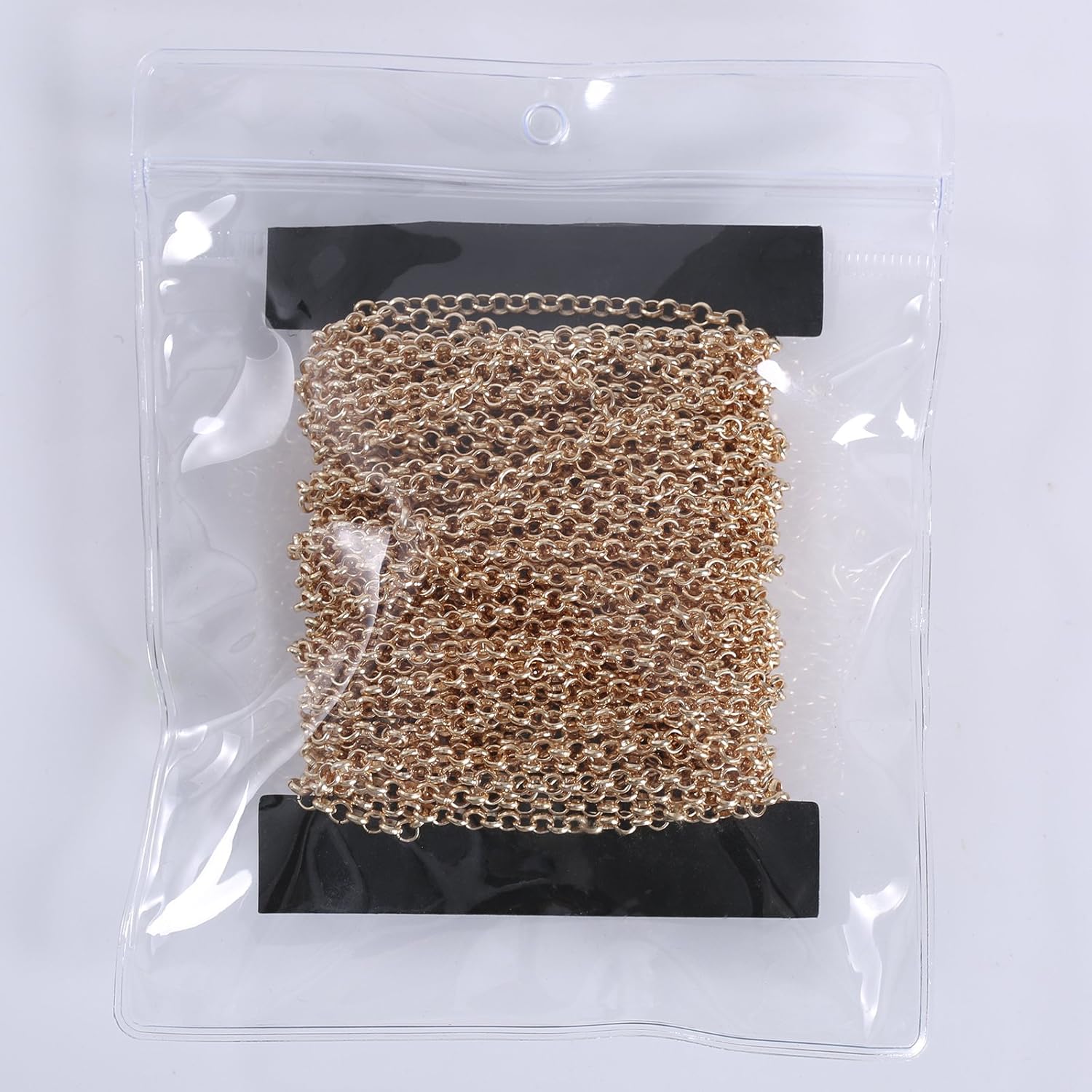 Dcatcher Rolo Chain Curb Chain Necklace Bulk Cable 11 Yards 3.2mm for Jewelry Making (Rose Gold) : Arts, Crafts & Sewing