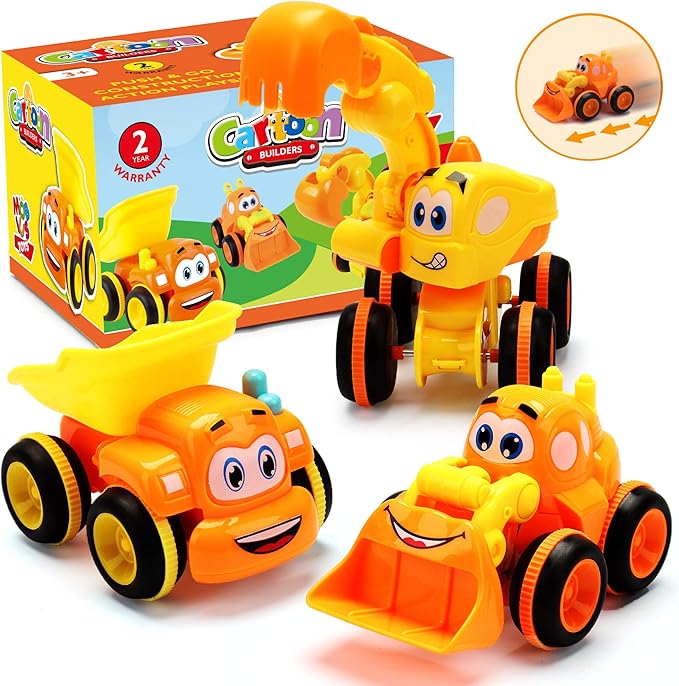 Toys for a 2 Year Old Boy 3 Friction Powered Trucks for 2