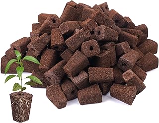 100 Pack Grow Sponges, Replacement Root Growth Sponges Seed Pods,Seed St...