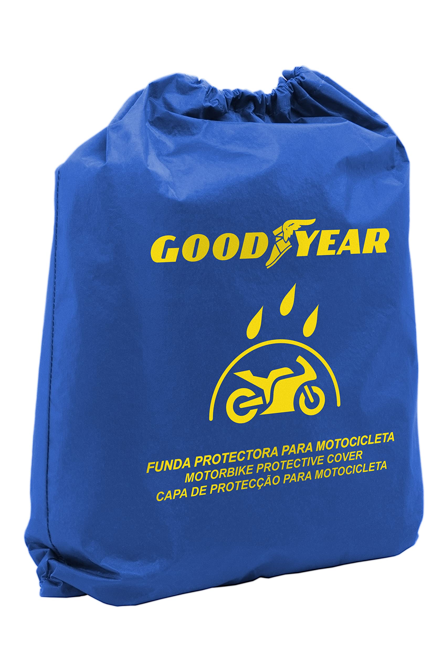 Goodyear Funda Protectora para Moto Talla L Doble Capa con Ojal de Seguridad