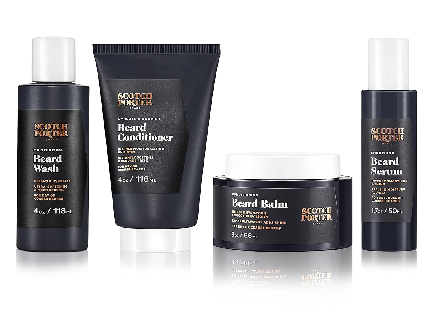 Scotch Porter Beard Kit Includes Beard Wash, Beard