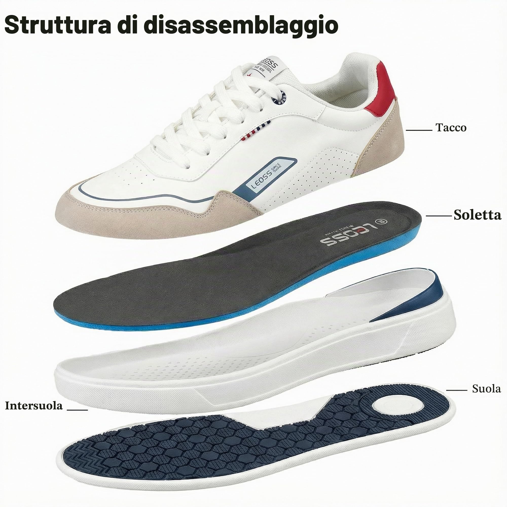 Sneaker e Scarpe Sportive Scarpe Running Scarpe Ginnastica Eleganti Uomo MLE260308IT
