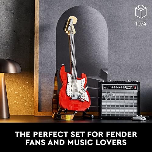 Miniatura 2 de LEGO Ideas Fender Stratocaster 21329 - Juego de construcción para adultos 1074 piezas