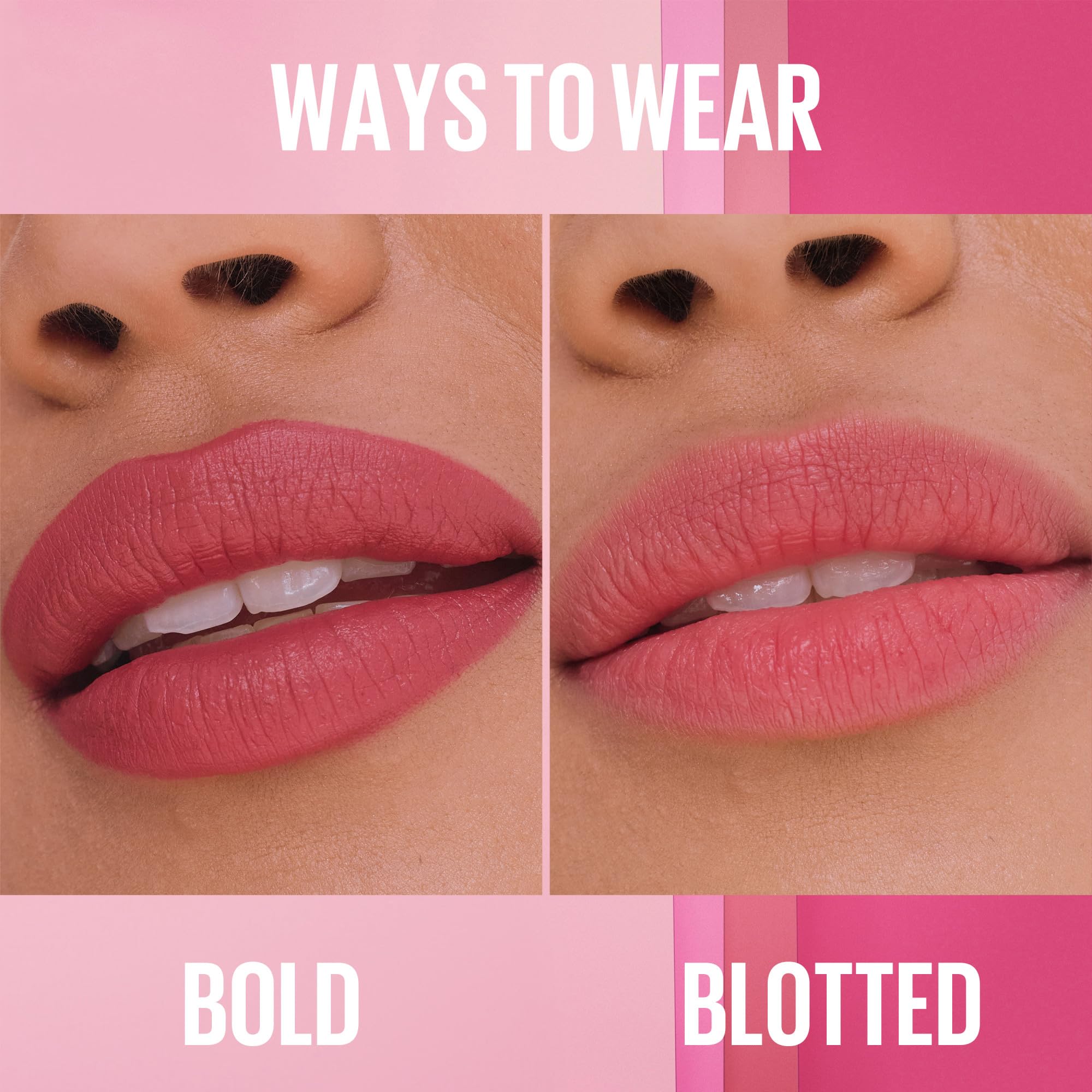 MAYBELLINE Slip On Serum Lipstick, Hydrating Lip Makeup with 8HRs of Lip Plumping Moisture with Hyaluronic Acid + Oil Blend, Maybe It's... (Terracotta Rose Nude Matte) — view 8