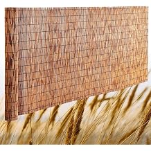 Natural Reed Fence Roll, Decorative Fence, Shade Bamboo Roller Shade, Balcony/Patio Privacy Fence, Hand Woven, Suitable for Many Scenes, Easy Installation0.6 * 2m2 * 6.6ft
