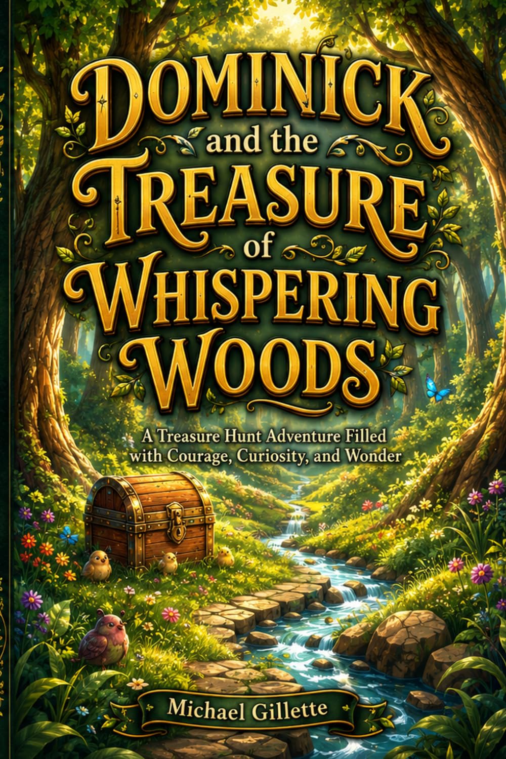 DOMINICK and the TREASURE of WHISPERING WOODS: A Treasure Hunt Adventure Filled with Courage, Curiosity, and Wonder