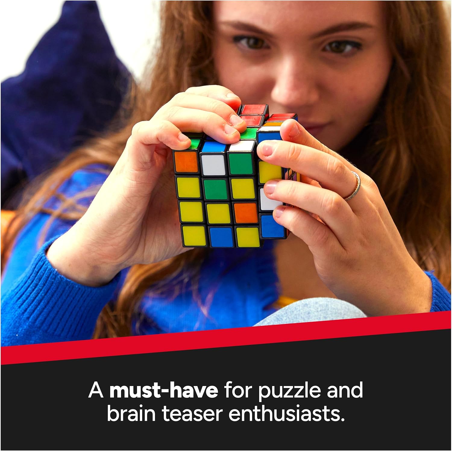 Rubik's Cube 4x4 – Colourful Puzzle Game Rubik's 4x4 – Original Colour Matching Puzzle – Classic Cube Problem Solving – 6064639 – Children's Toy Age 8+