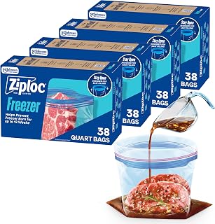 Ziploc Quart Freezer Bags Food Storage