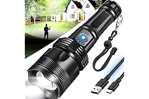 Gofoot Rechargeable Flashlights – High Lumens, Super Bright and Long Lasting