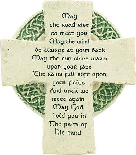 Roman Pequeña Cruz De Pie Celta Bendición Irlandesa