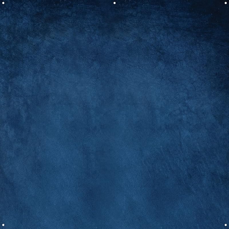 Westcott X-Drop Pro 8'x8' Fabric Backdrop - Perfect for Portraits, Groups, Video and Other Photography & Video (Blue Concrete)