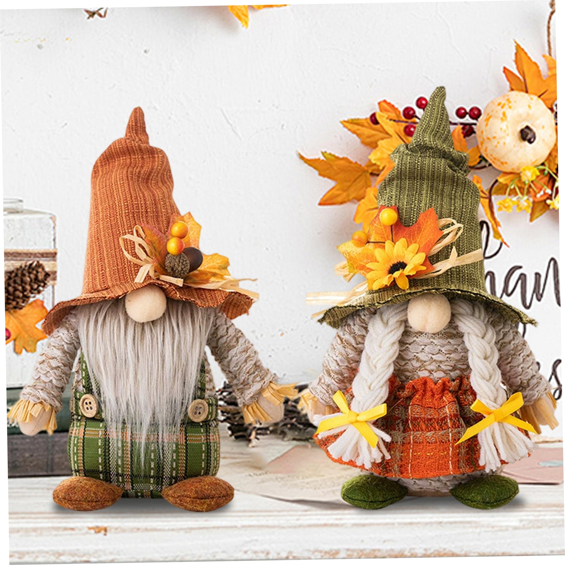 Gnomes en peluche de récolte : le cadeau idéal en nains déco d'automne et Tomte