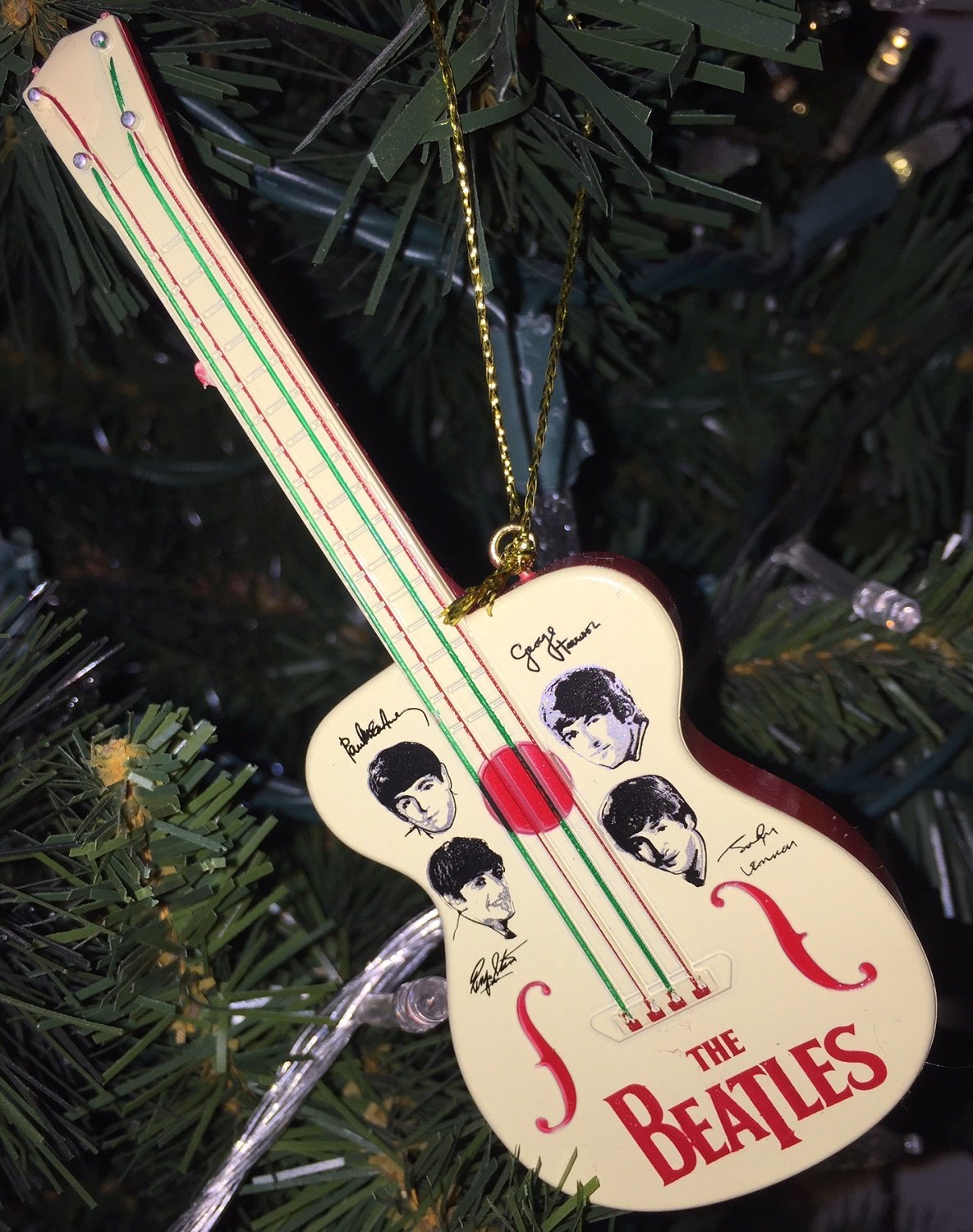 Amazon.com: The Beatles Band Retro Toy Guitar Christmas Tree
