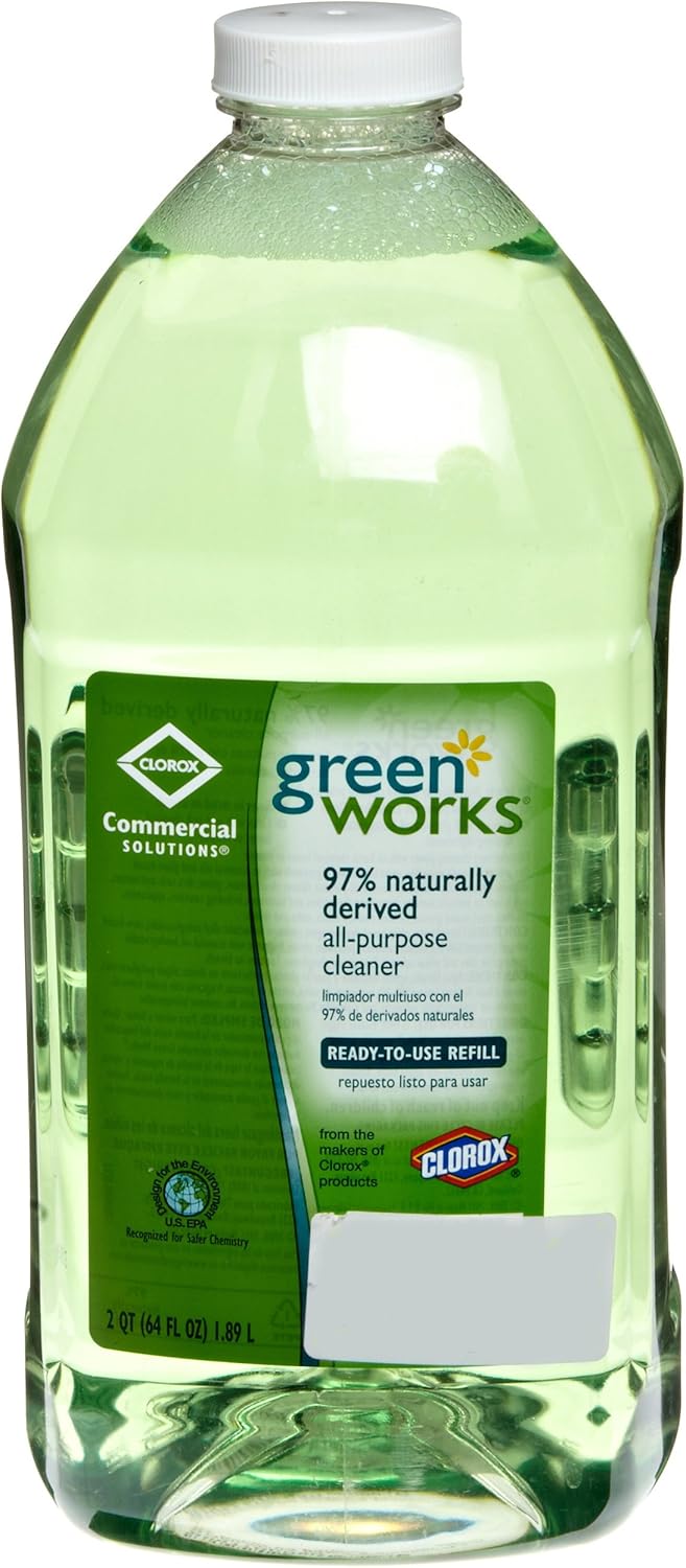 Green Works 00457 Commercial Solutions All Purpose Cleaner, 64 fl oz