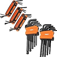 Vista 1 de Mutt Tools - Juego de llaves Allen plegables de 25 piezas y 26 llaves en L