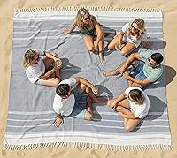 Vista 58 de LANE LINEN Paquete de 6 toallas de playa prelavadas de gran tamaño, elegantes toallas de secado rápido para piscina y viaje para adultos, 39 x 71