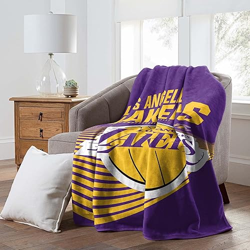 Northwest NBA Los Angeles Lakers - Manta Raschel de 60 x 80 pulgadas