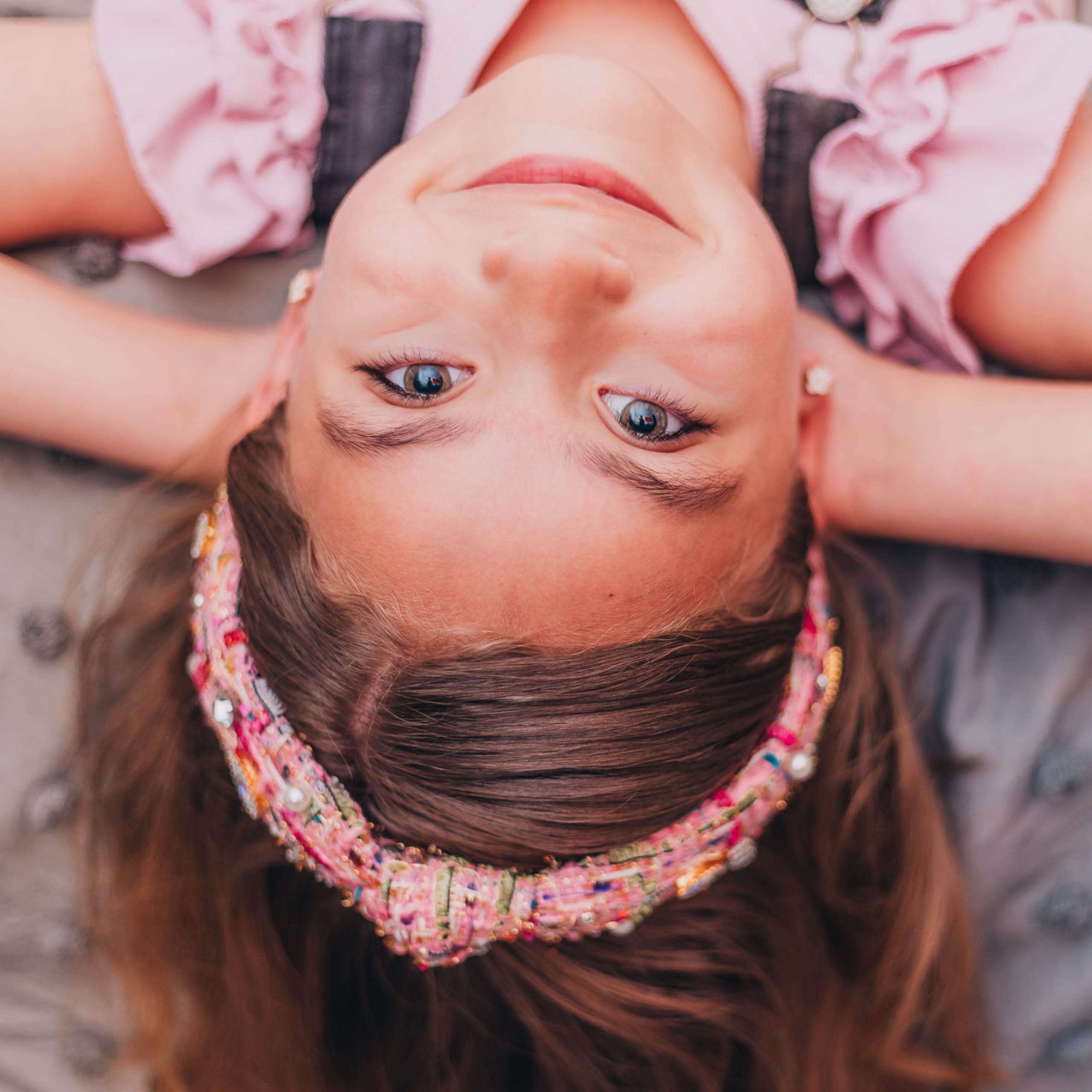 Girls Headbands Pink Set Non-Slip Knotted Summer Hair Accessories for Toddlers Pink Knot Headband Toddler - Etsy main image 2