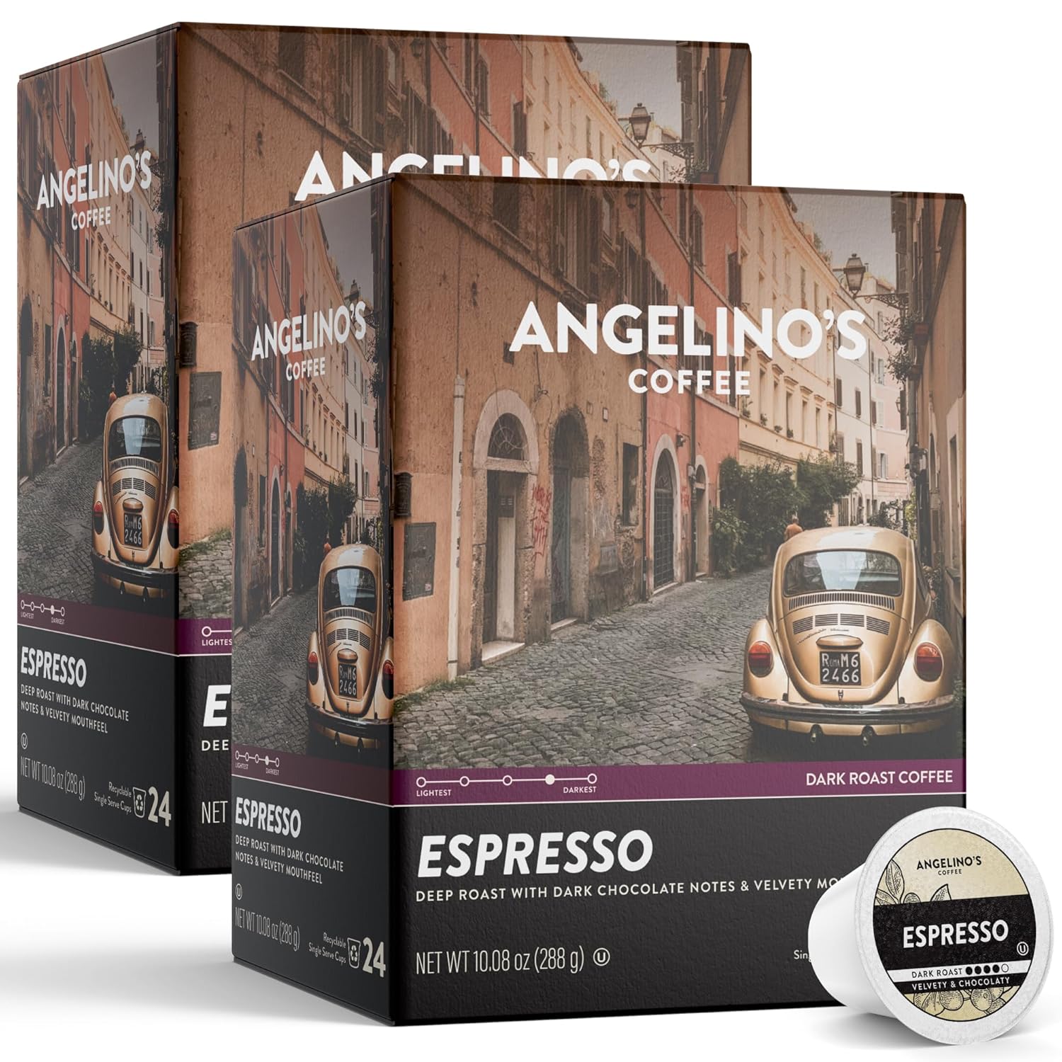 Amazon.com: Angelino's Coffee Espresso Pods Made for Keurig Machines ...