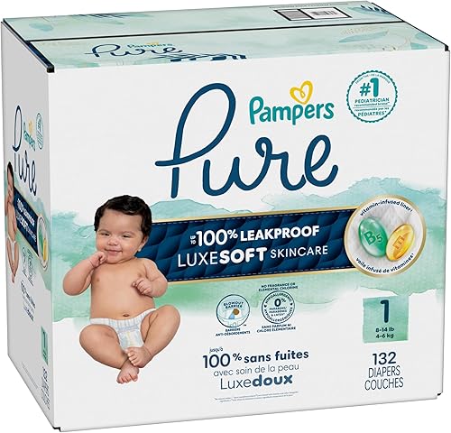 Vista 54 de Pampers Pure Protection - Pañales prémium desechables e hipoalergénicos para bebé, talla 3, 66