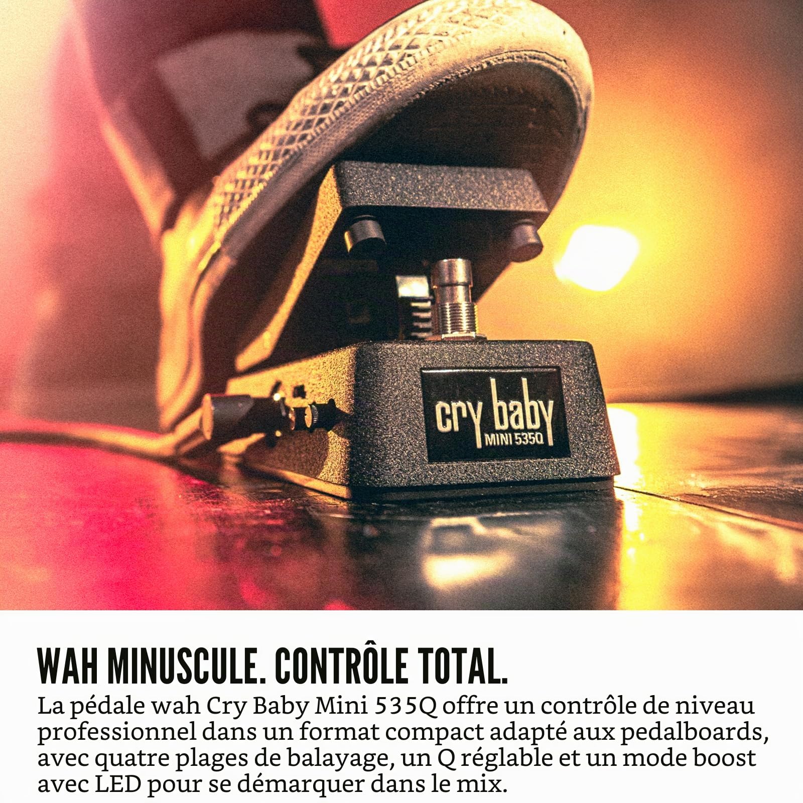 JIM DUNLOP - CBM535Q - Cry Baby Cry Baby Q Mini Noir