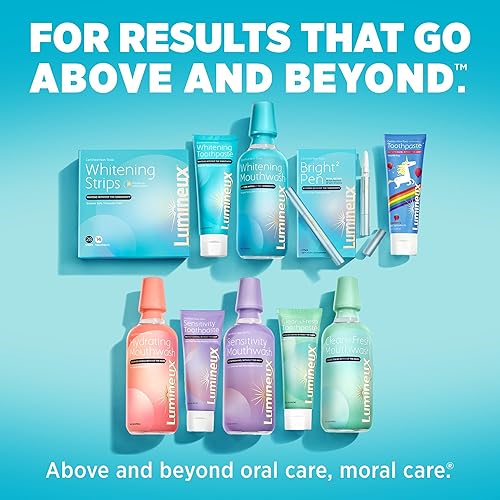 Miniatura 6 de Lumineux Tiras blanqueadoras por Oral Essentials 7 tratamientos formulados y certificados no tóxicos por dentistas sin sensibilidad dientes más
