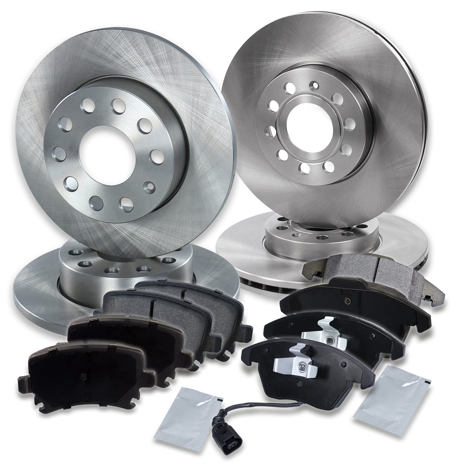 Set di freni ATEC Germany incl. dischi freno anteriori Ø 288 mm ventilati + | Compatibile con: AUDI A3, A3 Sportback, SEAT ALTEA, TOLEDO III, SKODA OCTAVIA II, OCTAVIA II Combi, SUPERB II