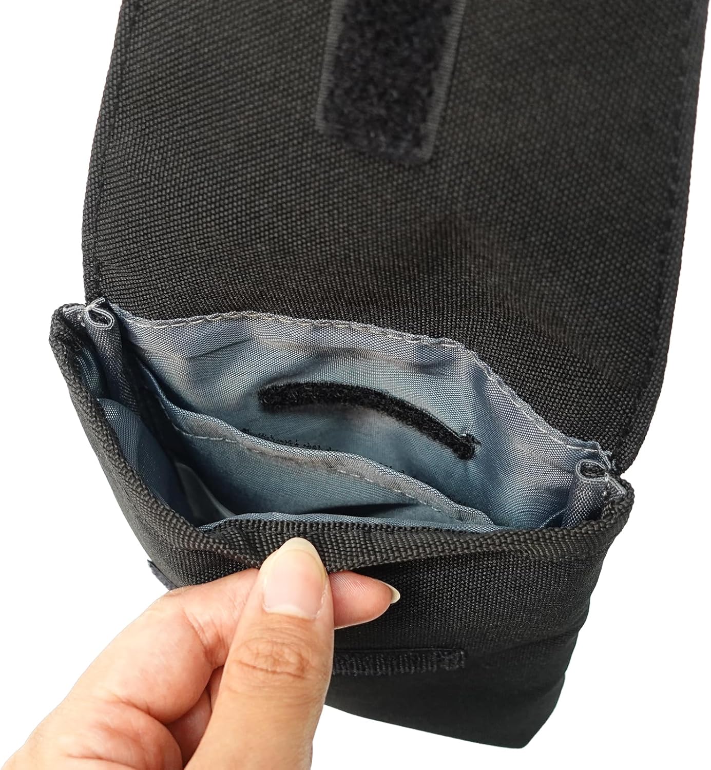 Sierra Designs 20969366 Pouch, Neck Pouch, Mobile Case, Smartphone Storage, Compact, Cordura, Simple, Black, Black, One Size