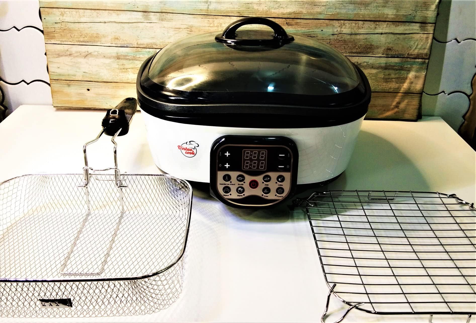 VIRTUO COOK Digital Multi-Cooker 8 in 1 Model CP-02 1300 W 230 V 50-60 Hz