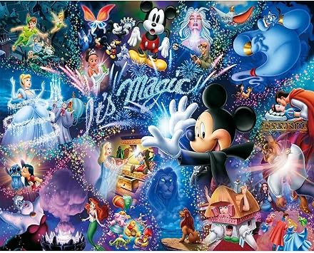 JYLMOOD Paint by Number for Adult Kits, DIY Cartoon Acrylic Oil Painting Kits for Adults Kids Beginners for Home Wall Decor Gifts 16x20 Inch No Frame