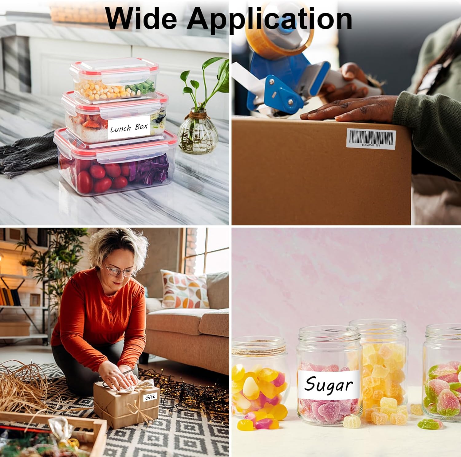 500 Sheets 15000 Labels Shipping Address Labels, Address Mailing Labels for Laser & Inkjet Printer, 1" x 2-5/8" White Blank Printable Shipping Label, Strong Adhesive for FBA Label, Easy to Peel - Image 7