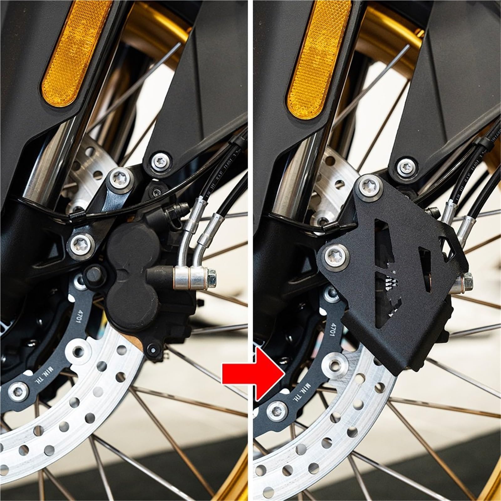 Stojak na motocykl Do Valico DS900X DS900X 900 DSX 900 DSX 2024 2025 motocykl przedni zacisk hamulcowy osłona obudowa ochronna