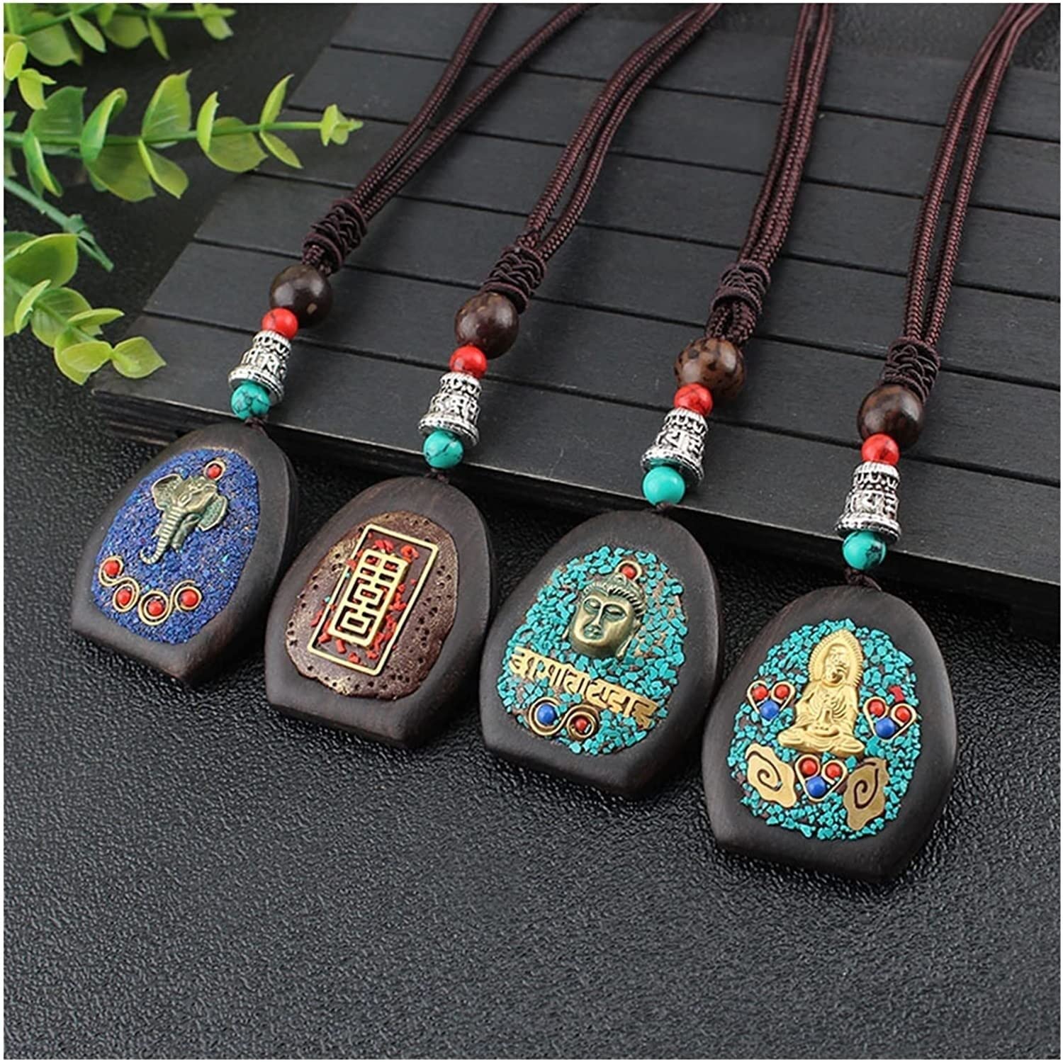 Set Di 2 Collane Con Ciondolo Buddha In Acciaio Inossidabile - Gioiello Spirituale Portafortuna Unisex Per Donna E Uomo