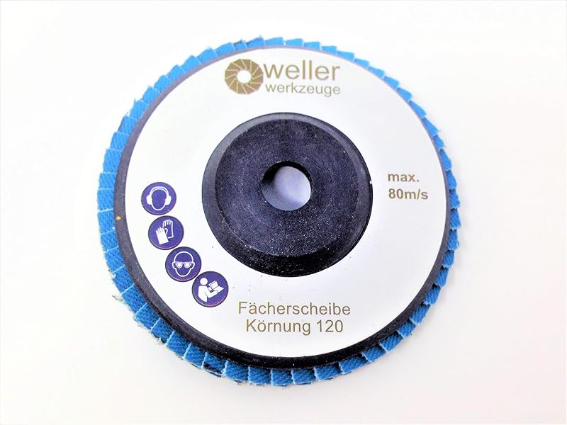 Wellerwerkzeuge 4 részes csiszolókorong szett 40/60/80/120 Bosch GWS 10.8 12V