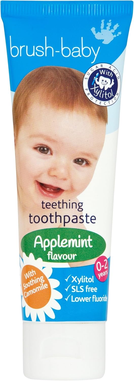 BrushBaby Teething Toothpaste for Babies & Toddlers Stage 2Teething