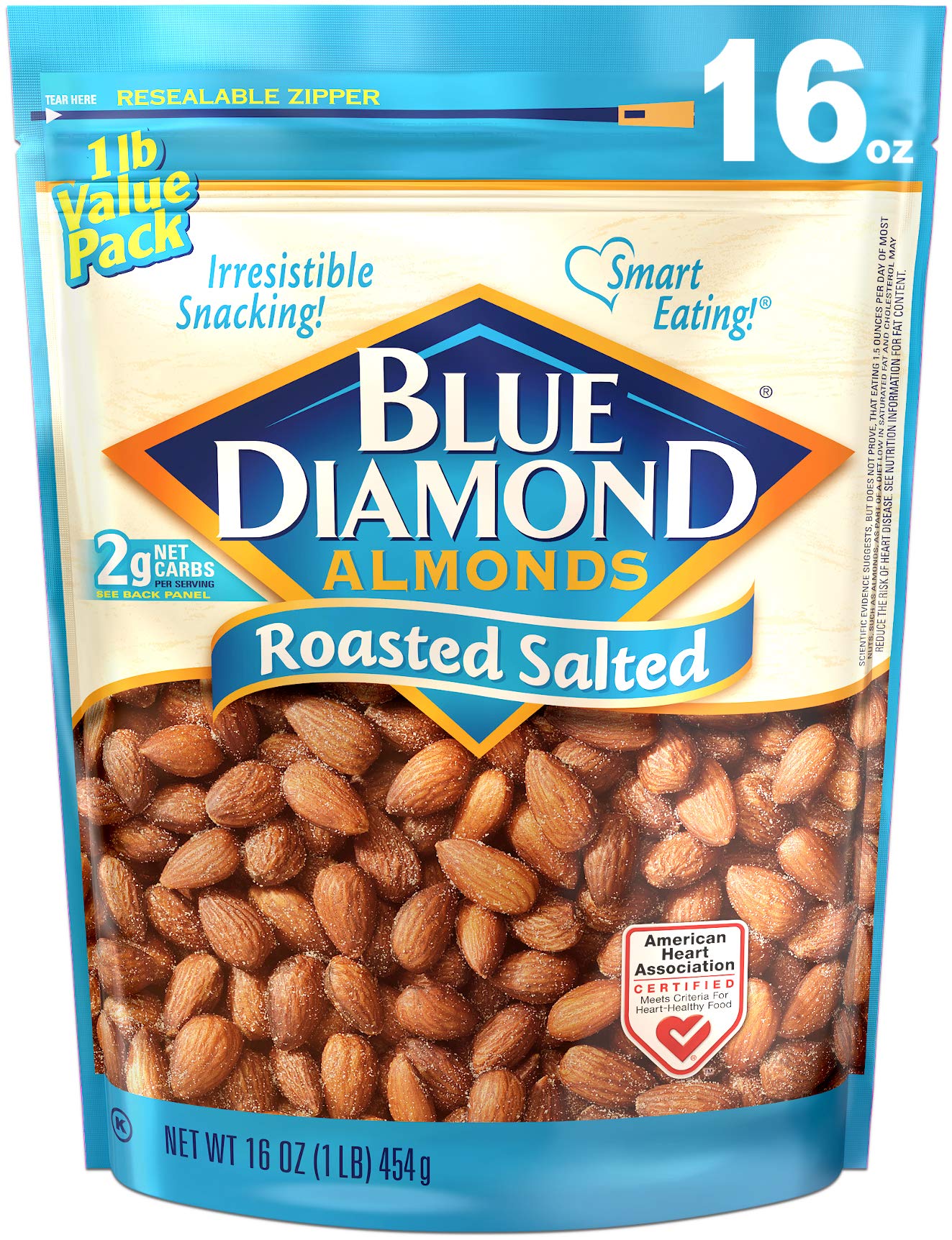 Blue Diamond AlmondsRoasted Salted, 16 Ounce