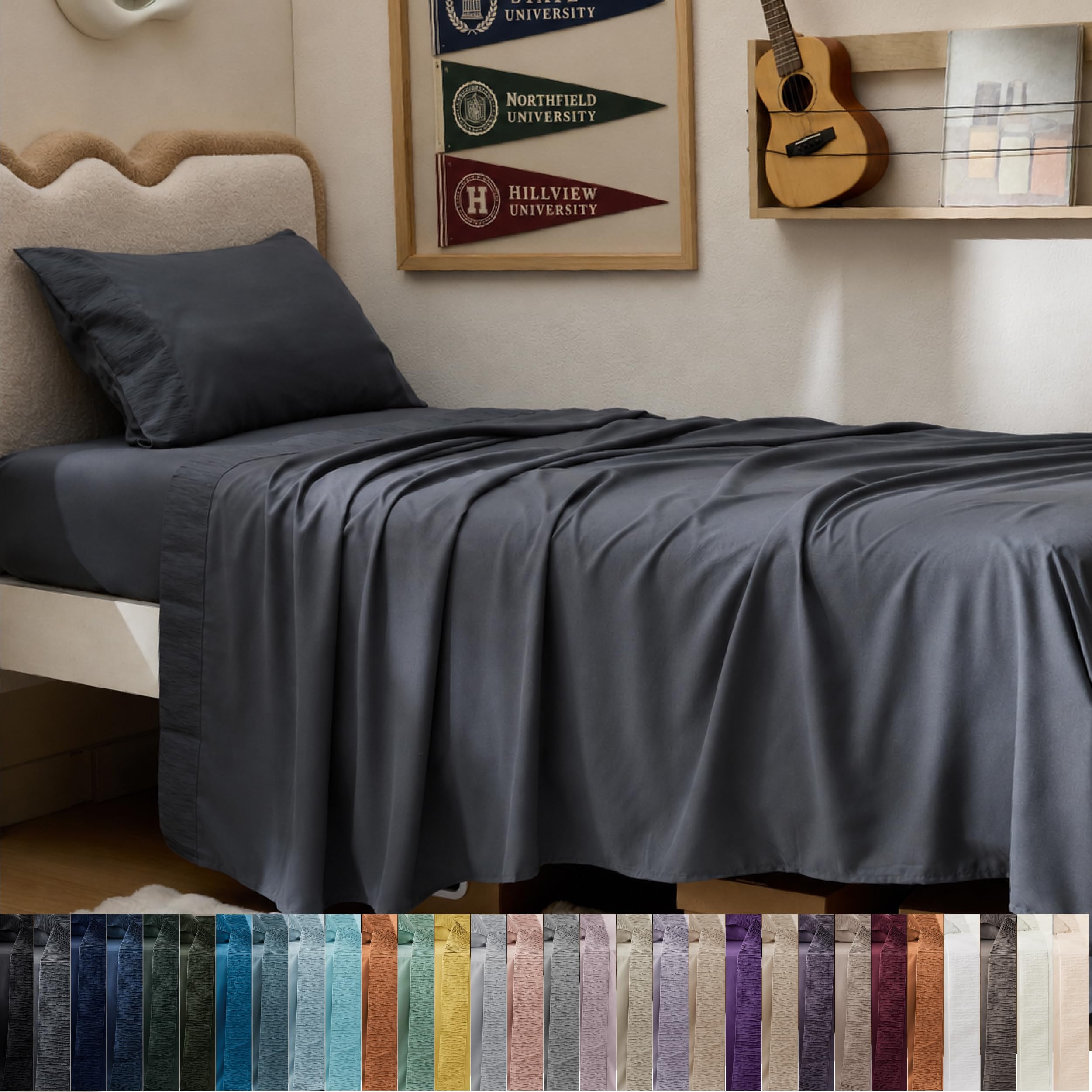 Bedsure Dorm Sheets Twin XL