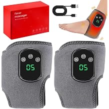 Foot Massager 3-in-1 Foot Massager Pack of 2 Foot massage with 3 modes and 5 heat levels portable wireless ankle massager for ankle heel sole arch