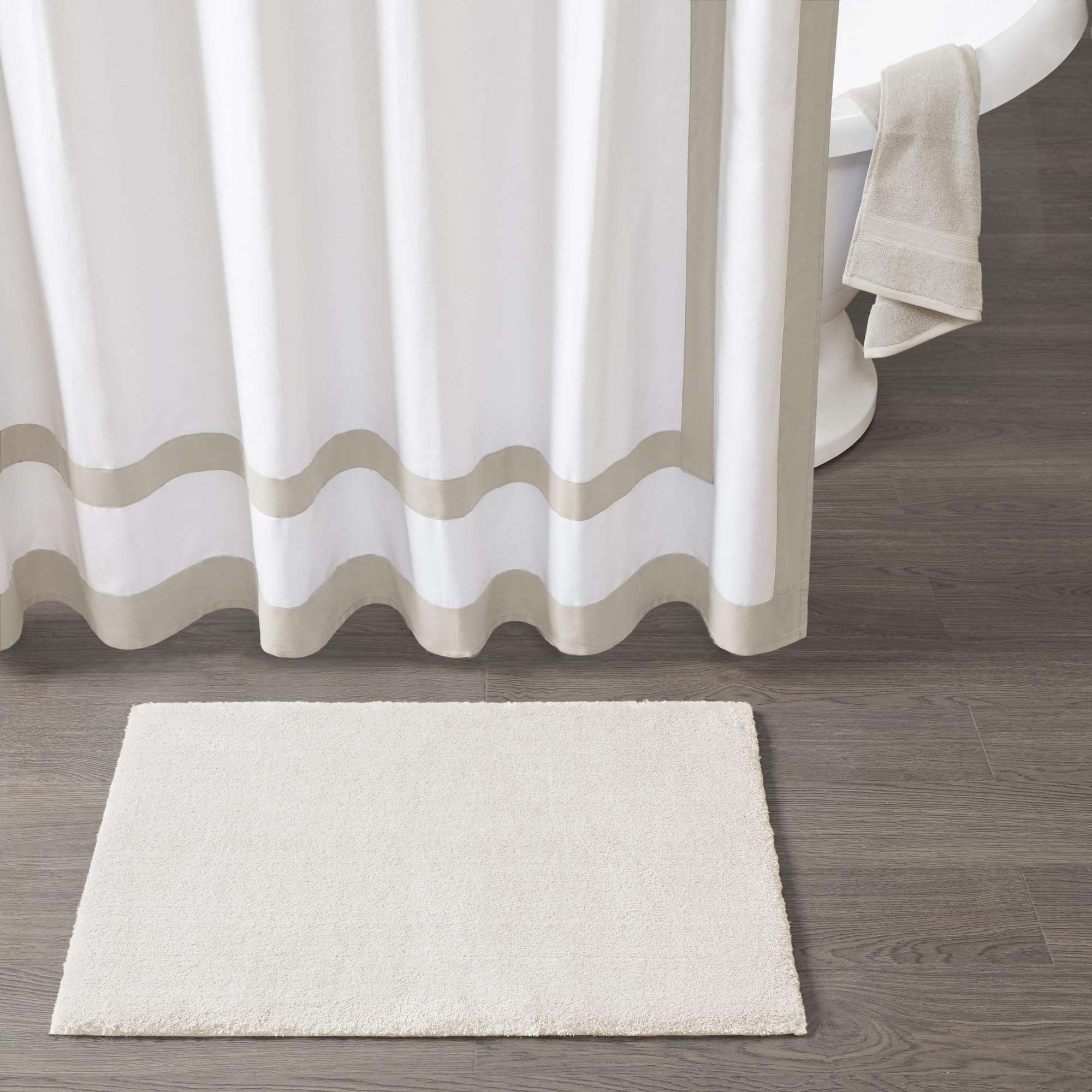 Madison Park Marshmallow Tappeto Da Bagno Antiscivolo 24x72 Grigio - Morbido E Assorbente
