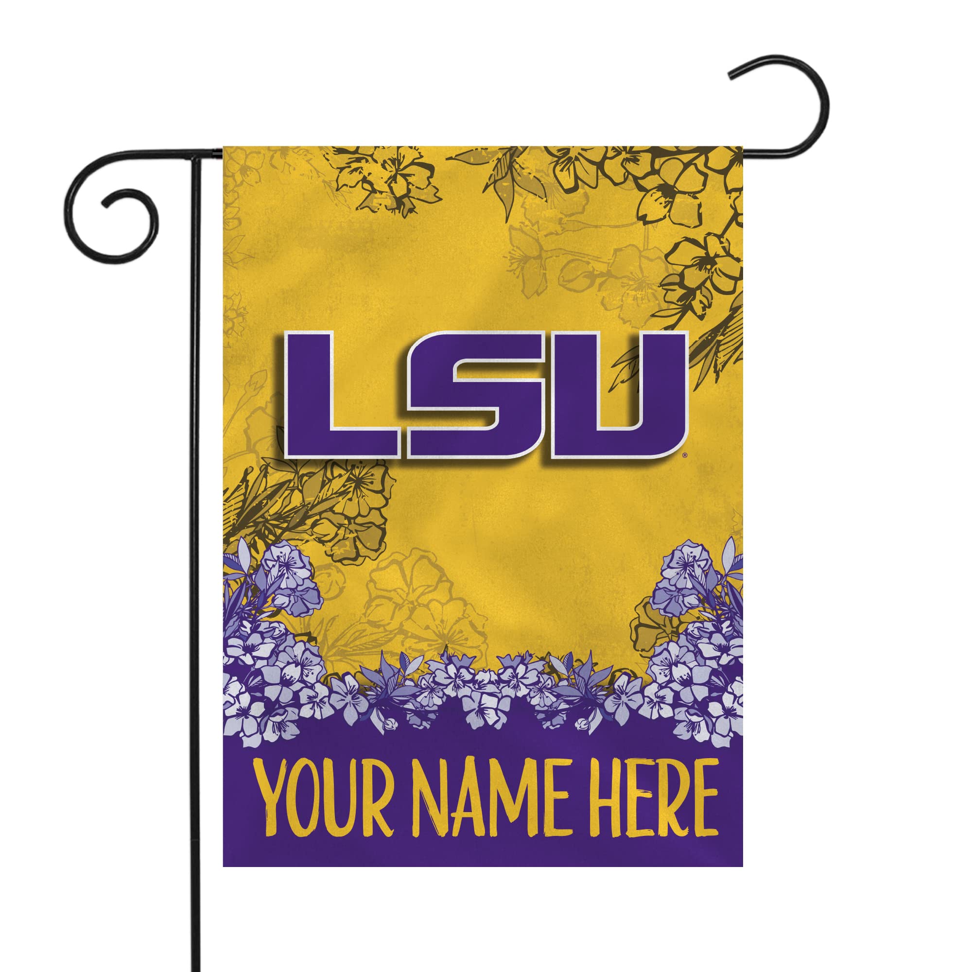 Rico Industries NCAA Standard/Primary Personalized Garden Flag