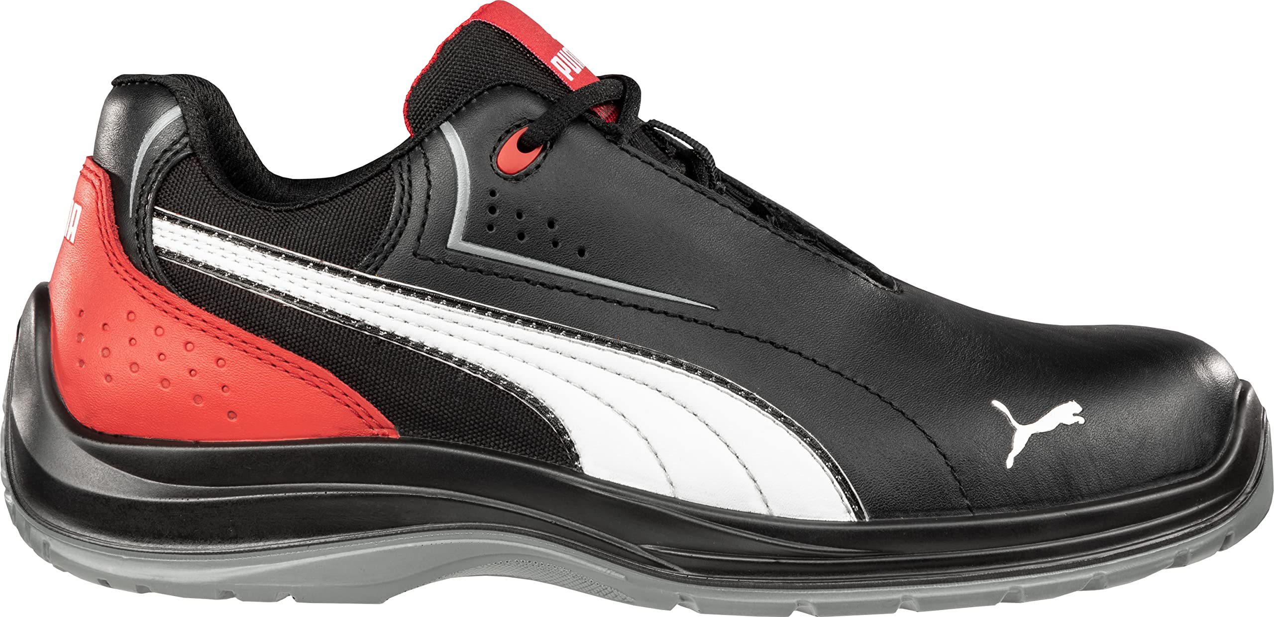 PUMA Safety Touring Black Low Arbeitsschuh Sicherheitsschuh S3 ESD SRC Fiberglaskappe Durchtrittschutz rutschfest metallfrei Unisex
