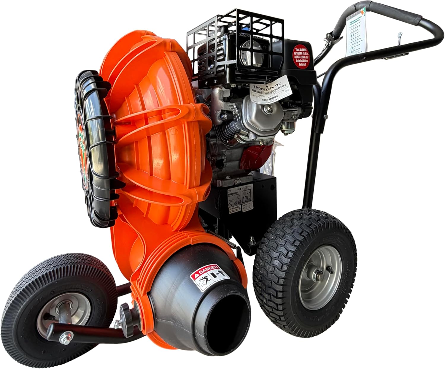Commercial Grade Walk-Behind Leaf Blower with Honda GX270 Engine, Billy Goat F902H Blower