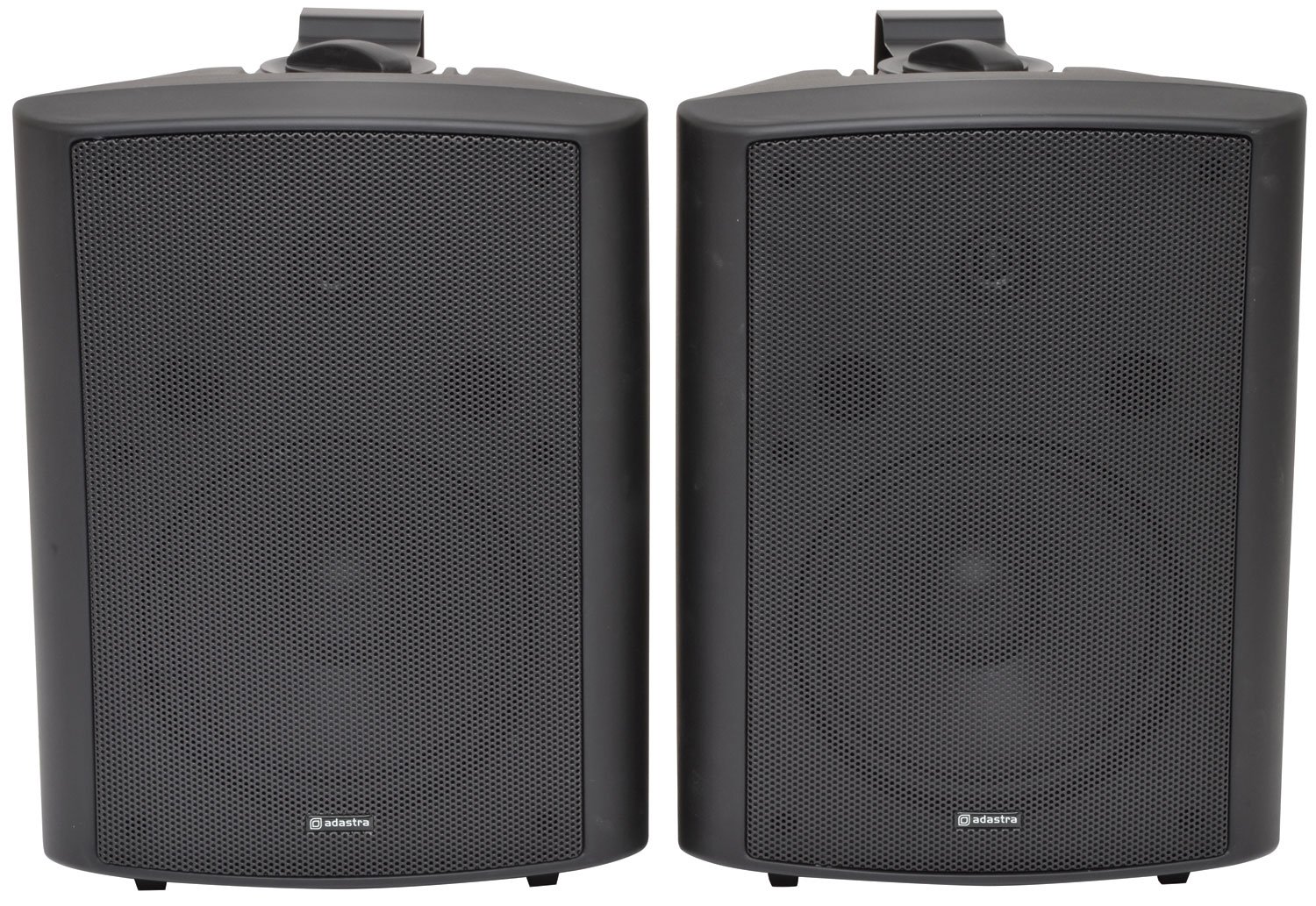 Adastra Black 8" Wall Mount Speakers, (Pair) - 100.911Uk