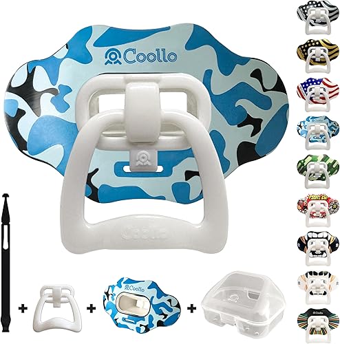 Protector bucal 2 en 1, chupete transformador de fútbol, protector de labios deportivo para adultos y jóvenes, con bandera de Estados Unidos y