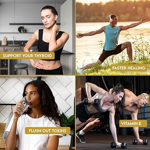 Miniatura 9 de Musgo marino, musgo marino orgánico con antioxidantes y 92 minerales, musgo marino crudo orgánico y de origen ético, hace 160 onzas de gel de musgo