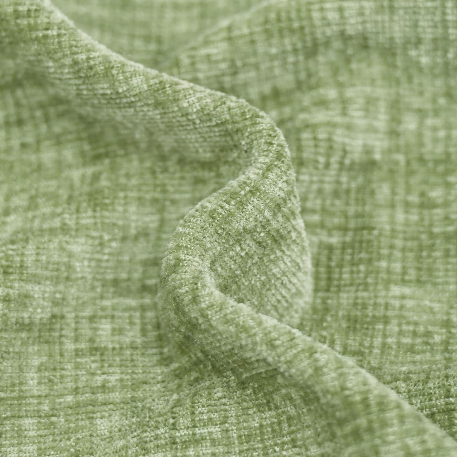 CaliTime Throw Pillow Covers Decorative 22 X 22 Inches Pack of 2 Cozy Chenille Cushion Cases for Couch Sofa Bed Living Room Home Sage Green 22" x 22" (Pack of 2) Sage