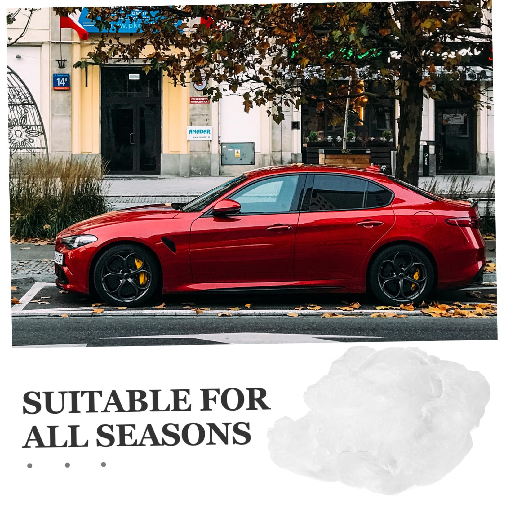 ULTECHNOVO Car Protective Cover Weather Car Body Cover for Rain Snow Uv Fit for Automobiles — view 8