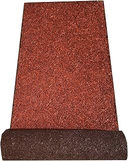 BACKYARD EXPRESSIONS PATIO · HOME · GARDEN 912282-NM Recycled Rubber Artificial Mulch Pathway, Reversible, 72" L x 24" W x 2/3" (Thickness) -Backyard Expressions, Red/Brown