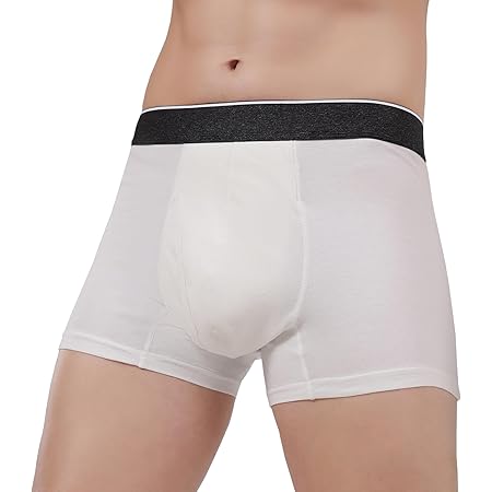 Amazon.com: AIRCUTE Men Absorbent Urine Incontinence Underwear, Fly