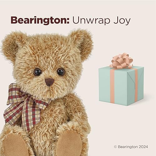 Vista 14 de Bearington Baby Gus Oso de peluche afelpado, de 13 pulgadas, animal de peluche, marrón Lil' Gus 13